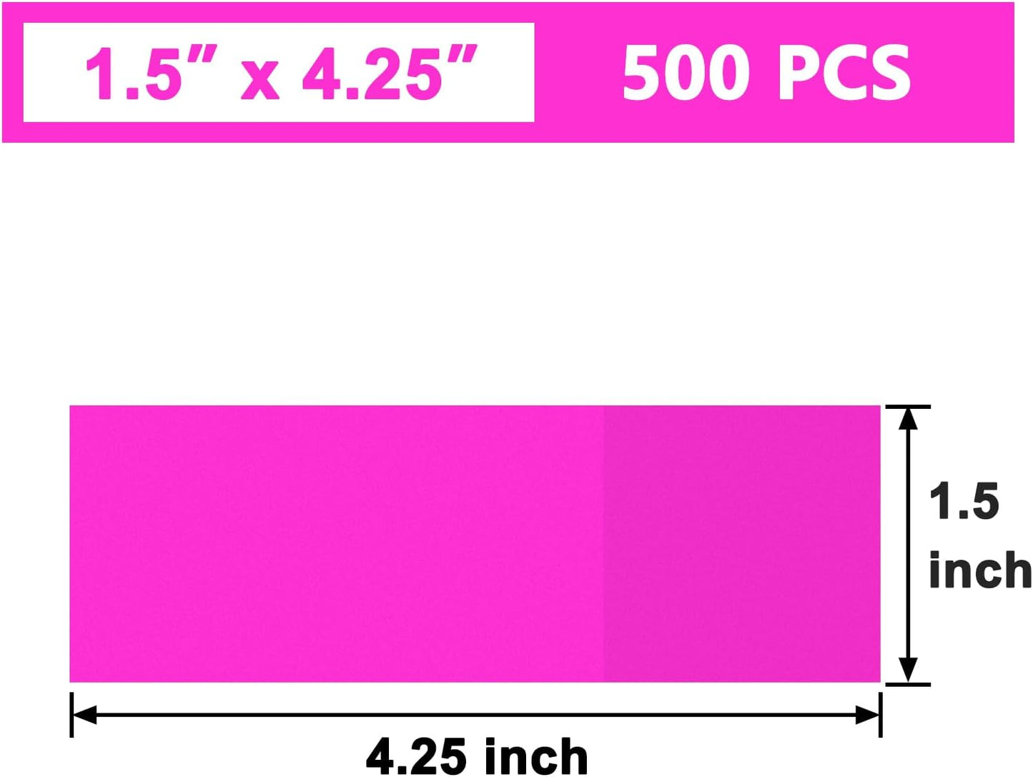 500 Pzas Anillos Servilleta Rosa Caliente con Caja