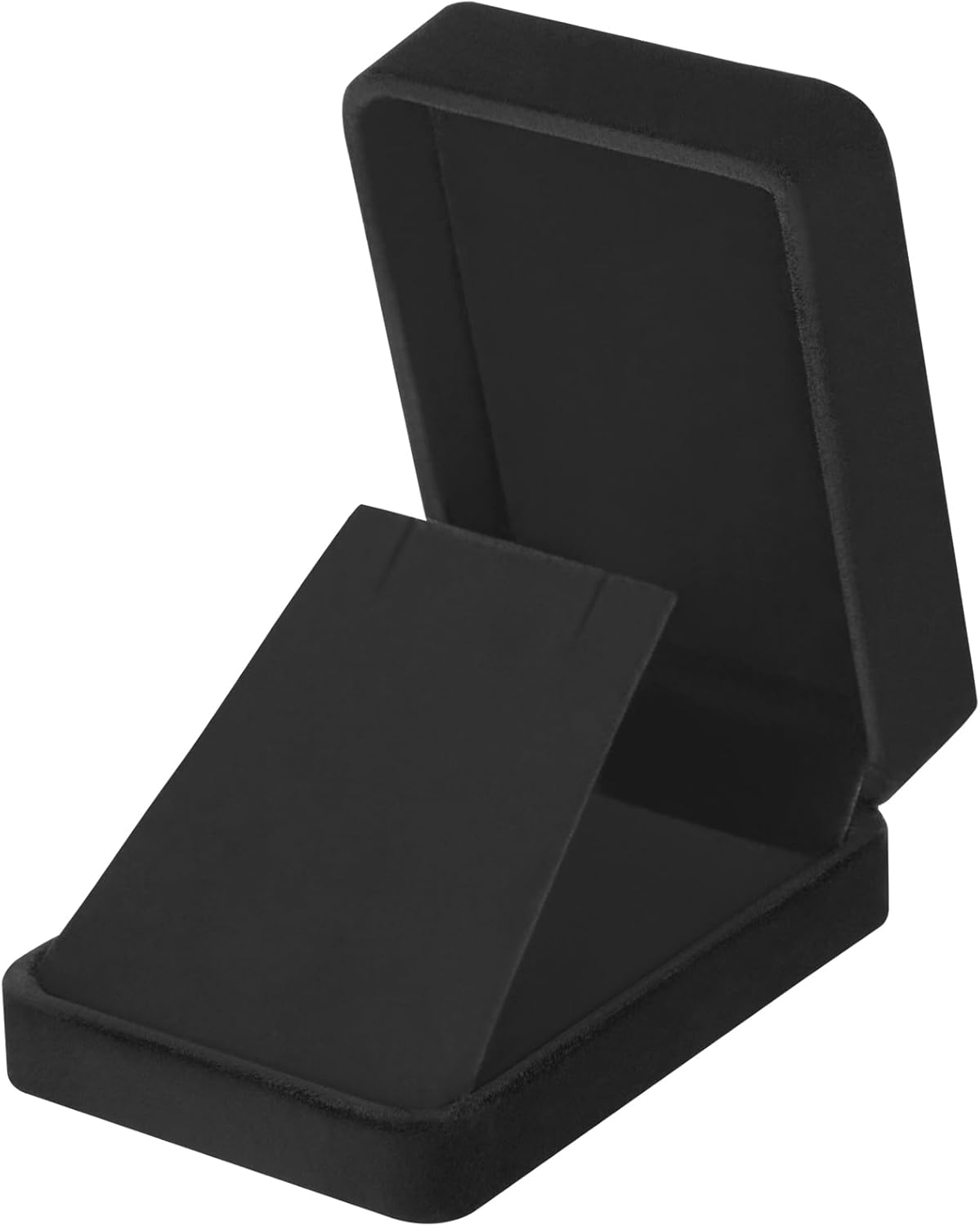 2 Pzas Caja Regalo Joyas Terciopelo para Collar Arete