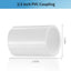 10 Conectores PVC 1/2pulg 2 vías para muebles bricolaje