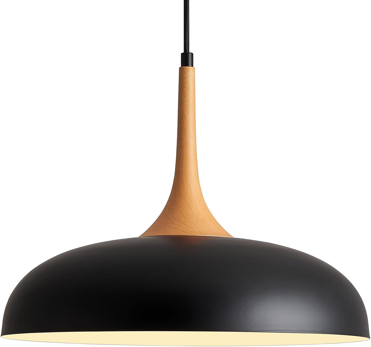 Luces colgantes negras para cocina modernas ajustables 12.6pulg