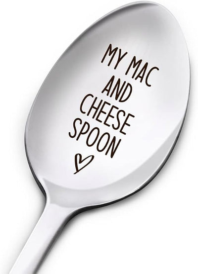 Cuchara regalo grabada para amantes de macarrones y queso