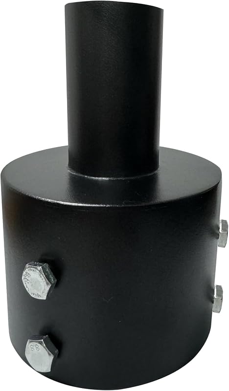 Adaptador poste redondo 5" para luz LED estacionamiento