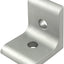 Soporte ángulo 90 grados aluminio 25 anodizado transparente
