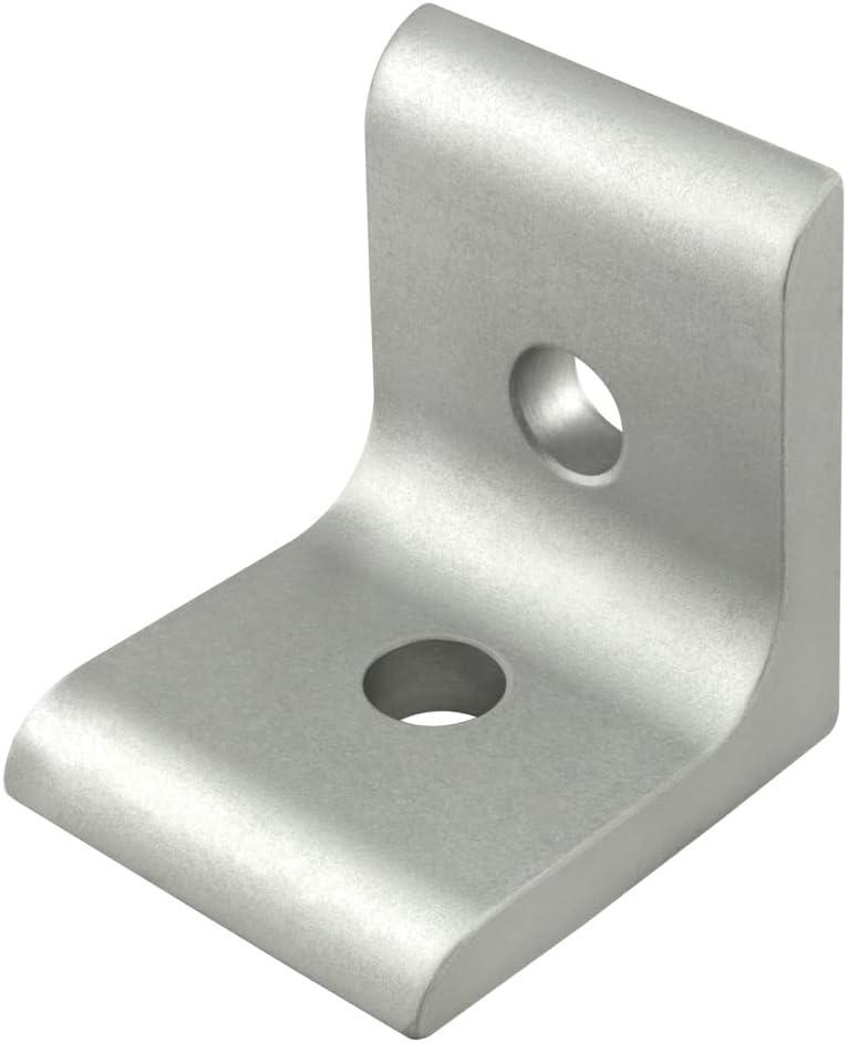 Soporte ángulo 90 grados aluminio 25 anodizado transparente