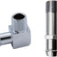 2 Pzas Manguera Calentador Cromada 3/4-5/8" Comp Chevrolet