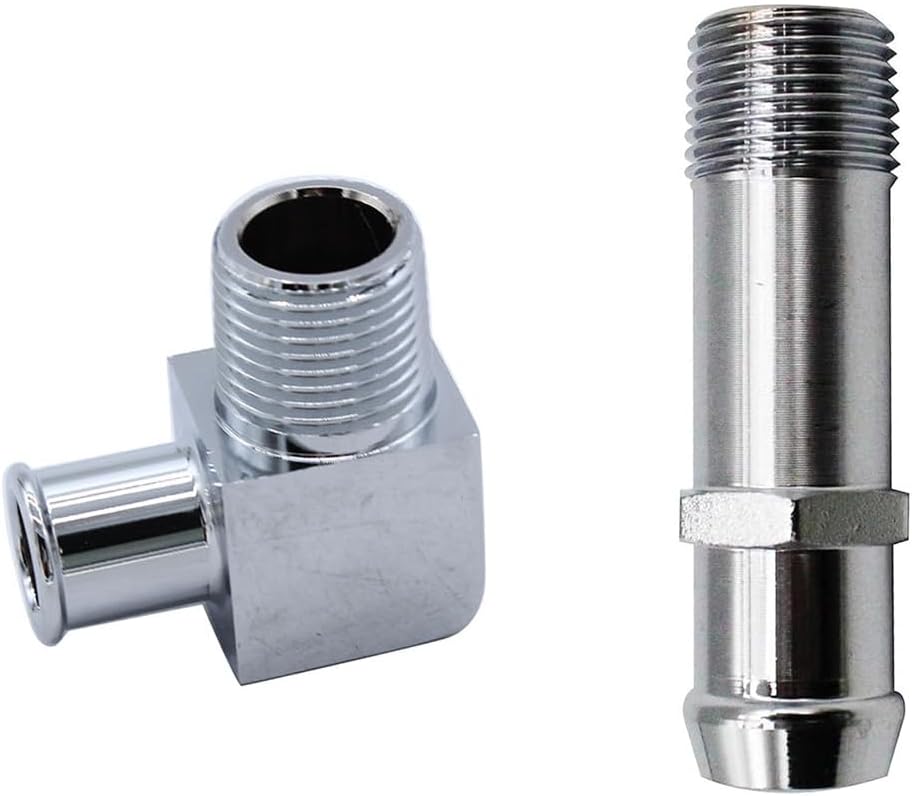 2 Pzas Manguera Calentador Cromada 3/4-5/8" Comp Chevrolet