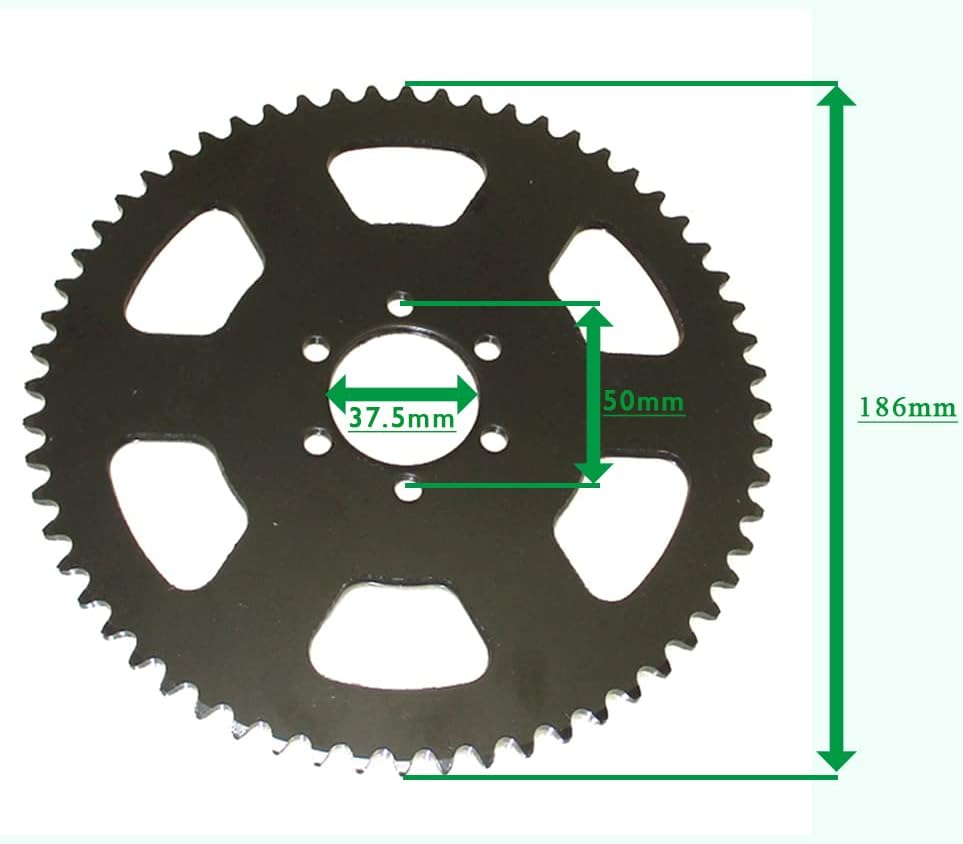 Cadena Motor 35-60T 37.5m para Motovox Baja Doodle Blitz