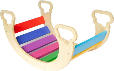 Tabla escalada mecedora Waldorf para niños segura