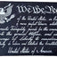 Bandera EE.UU. Preámbulo Pueblo Constitución Negro 3x5ft