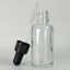 Botella vidrio con cuentagotas 1oz para laboratorio y perfume
