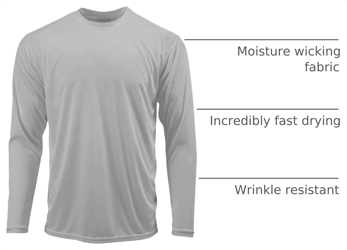 Camisas deporte manga larga disipa humedad