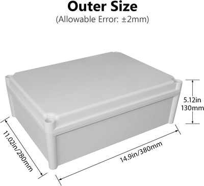 Caja conexiones IP67 plástico ABS al aire libre