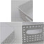 4 Pzas Cestas Almacenamiento Papel A4 Plástico Gris