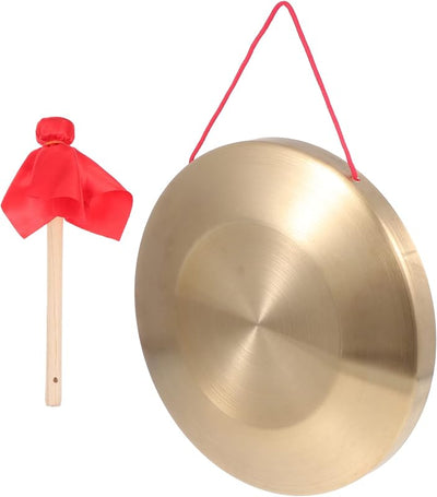 Gong de cobre chino 22cm con martillo y cinta