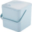 Contenedor compost cocina 3.5L interior fácil limpiar azul