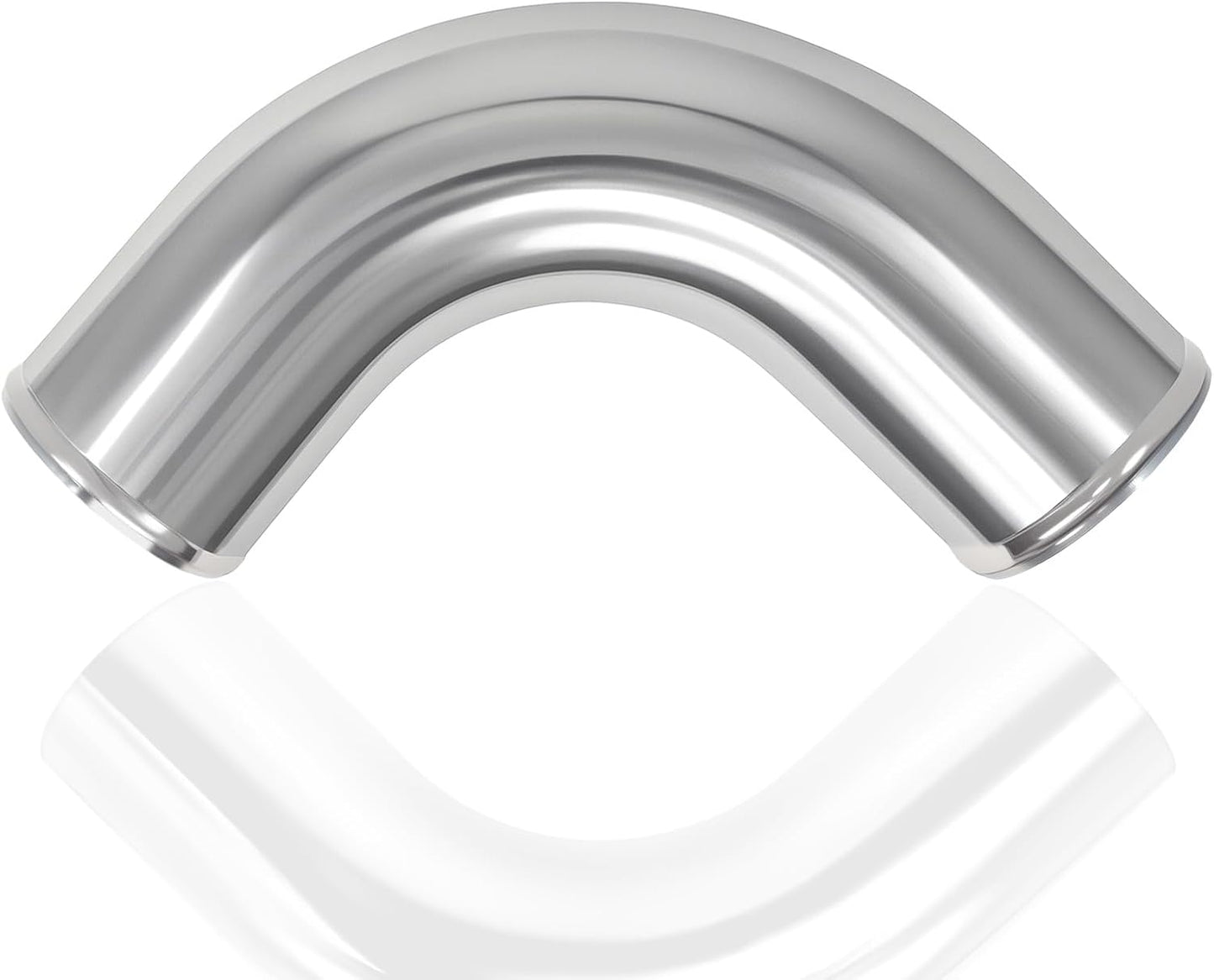 Codo 90 grados aluminio 3" OD intercooler cepillado
