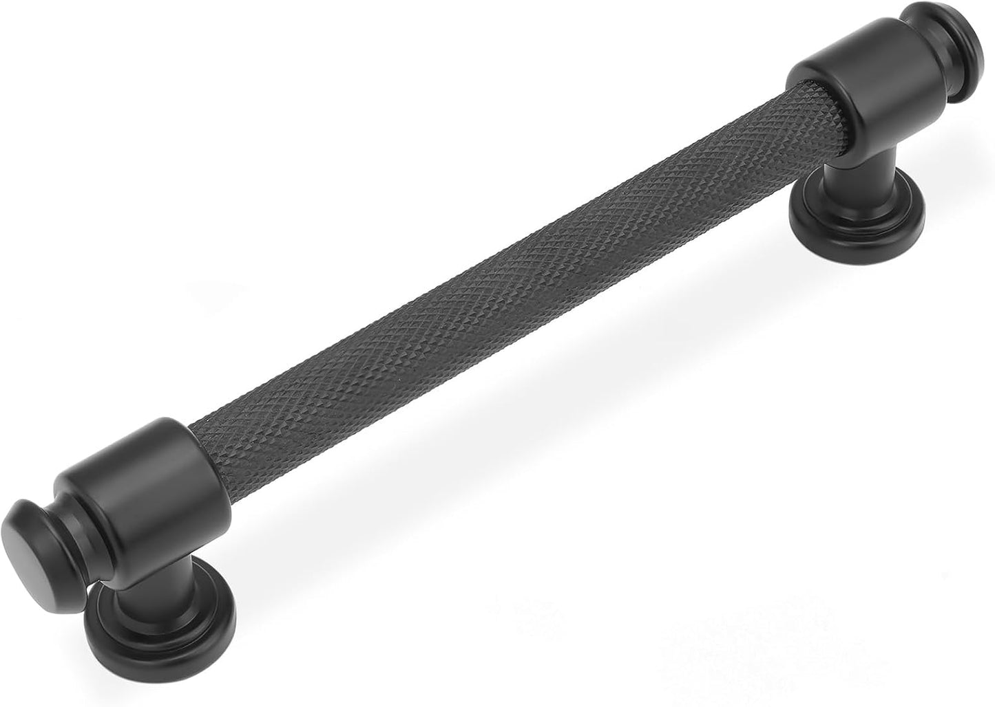 10 Manijas Gabinete 3–3/4pulg Negro Mate Tiradores Roscados