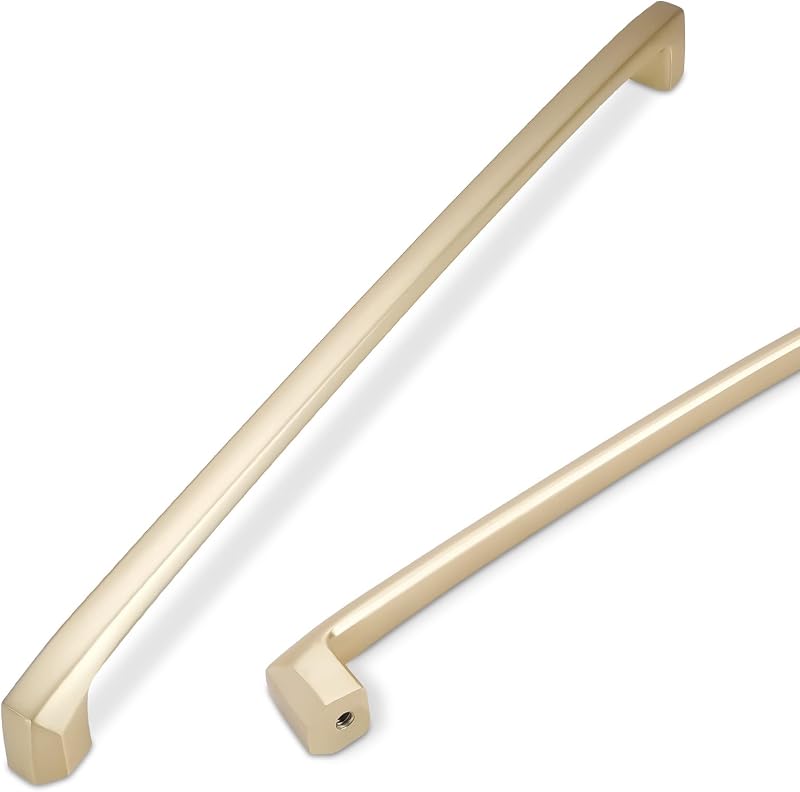 10 Manijas Doradas para Gabinete Cocina 15"