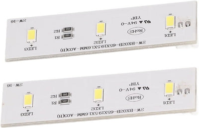 2 Pzas Tira Luz LED para Congelador BX02B 12V