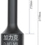 Adaptador enchufe métrico xzn 3 pulg acero cr-mo negro