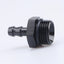 Adaptador manguera aluminio 5/16" púa negro