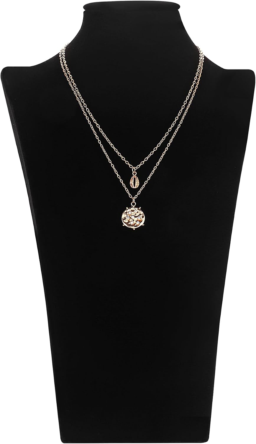 Busto terciopelo negro 11" para collar