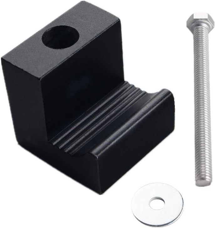 Caja herramientas cruzada aluminio ganchos J negro