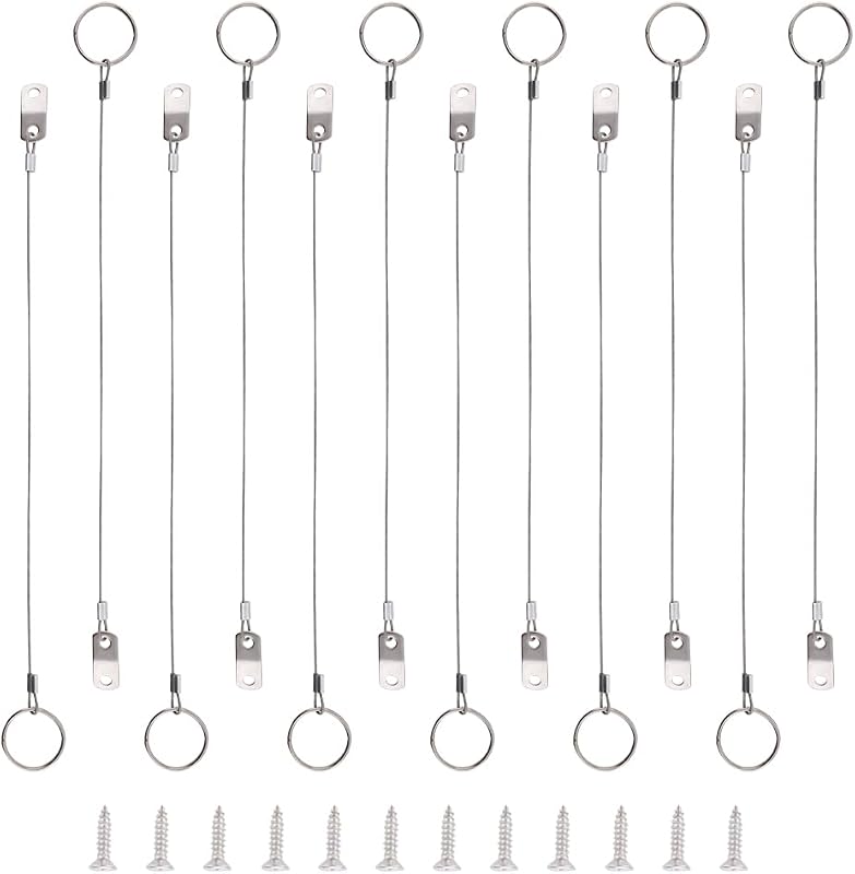 12 Cables Acero Inox 316 con Anillo Liberación Rápida 12pulg