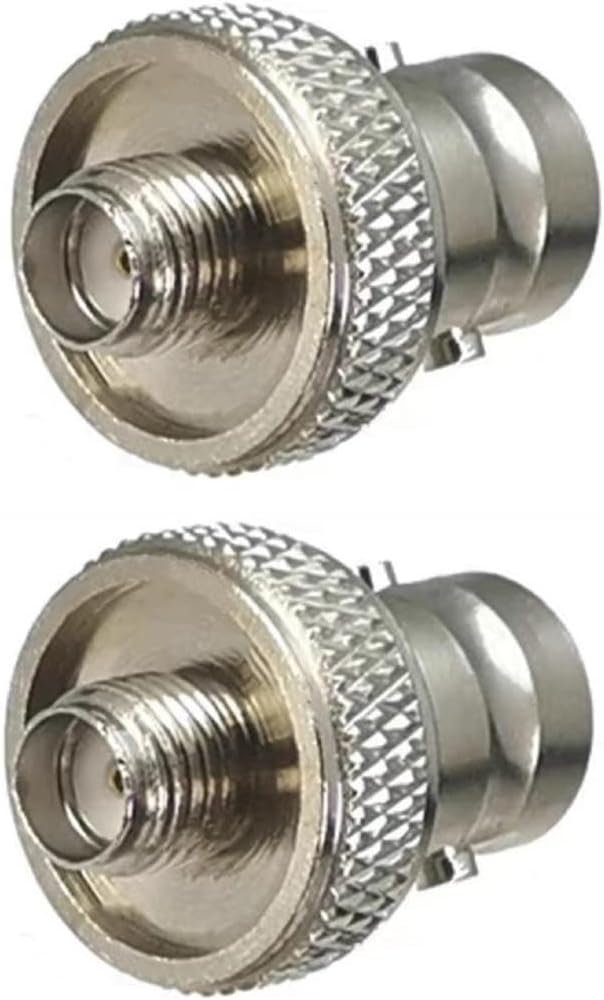 8 Pzas Adaptador SMA hembra a BNC hembra para UV-5R
