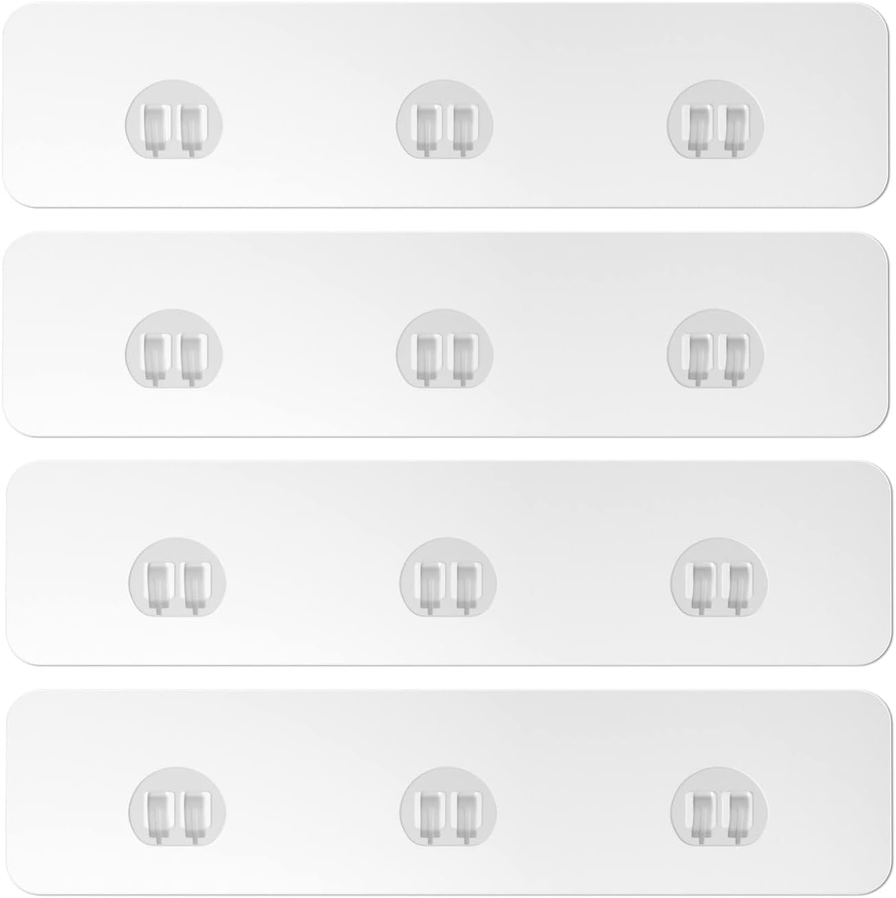 4 Soportes Jabón Transparentes para Baño y Cocina
