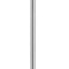 Colgante cristal transparente cromado 13.75pulg