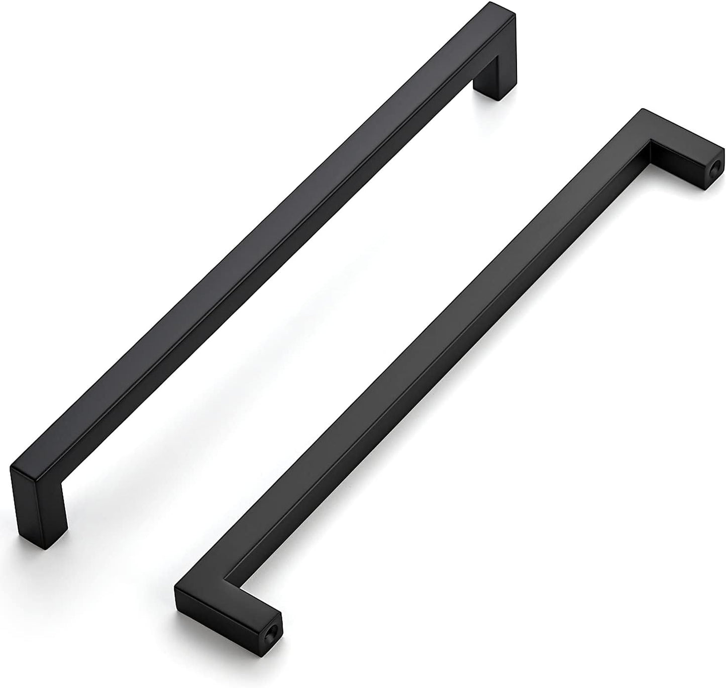 Tiradores acero inox cuadrados 10pulg set 20