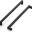 Tiradores negros para cajones inox 10" set 25