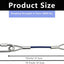 Cables remolque seguridad 12" con cierres 8000lb