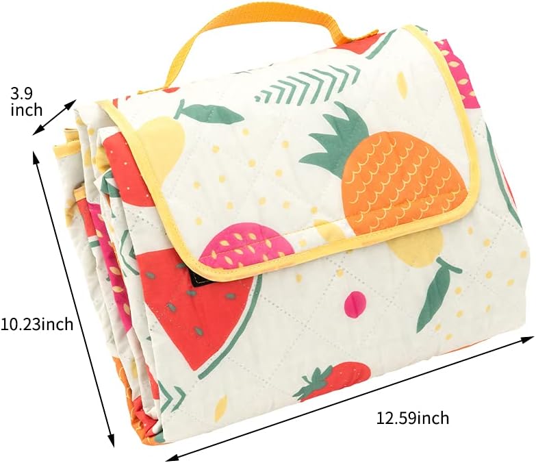 Manta picnic impermeable 79x59" 3 capas plegable portátil
