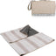 Manta plegable al aire libre 59x51pulg forro polar bolsillo