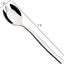 Set 6 cucharas acero inox plateado 7.9pulg