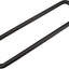 Puerta ducha redonda acero inox 18" acabado negro mate