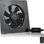 Gabinete USB Ventilador silencioso 6" control velocidad