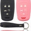 2 Fundas Silicona Goma 5 Botones Abatibles Sin Llave Negro