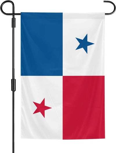 Banderas Panamá 12x18pulg Poliéster Doble Cara Jardín