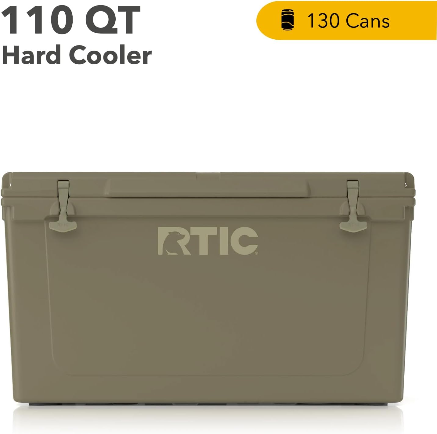 Caja hielo portátil 110qt aislamiento duro playa campamento