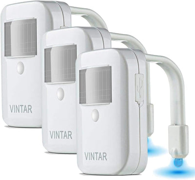 3 Luces LED Inodoro Sensor Movimiento 16 Colores IP67
