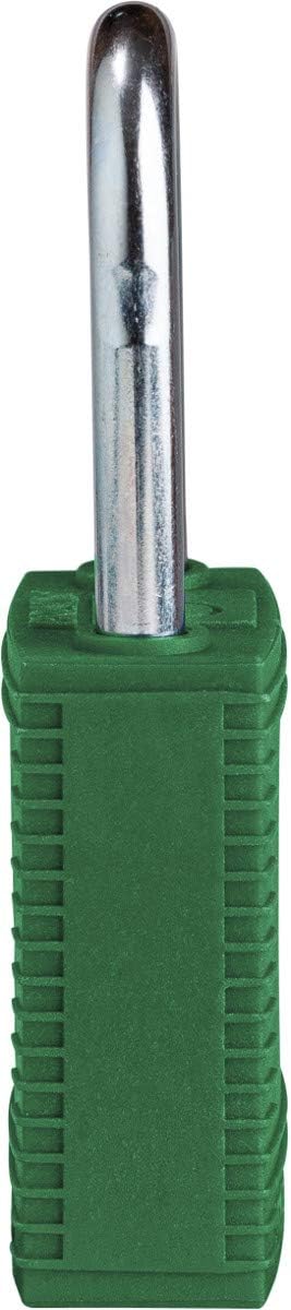 Candado SafeKey Nylon Verde 1.5 Acero Con Llaves Diferentes