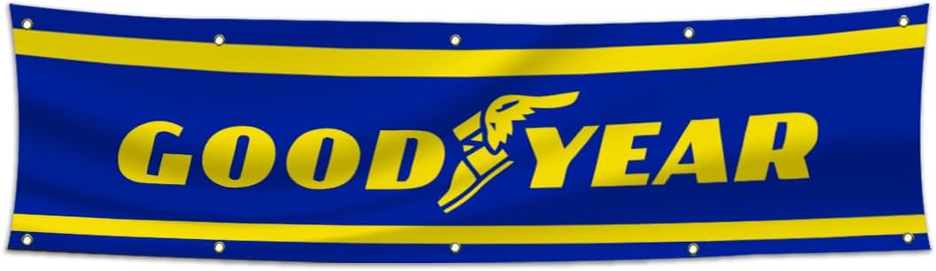 Bandera neumáticos 2x8pies 10 ojales latón dormitorio