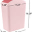Bote basura plástico 4gal tapa giratoria baño dormitorio
