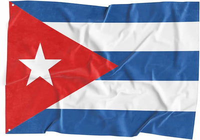 Bandera Cuba poliéster 3x5ft uso interior exterior