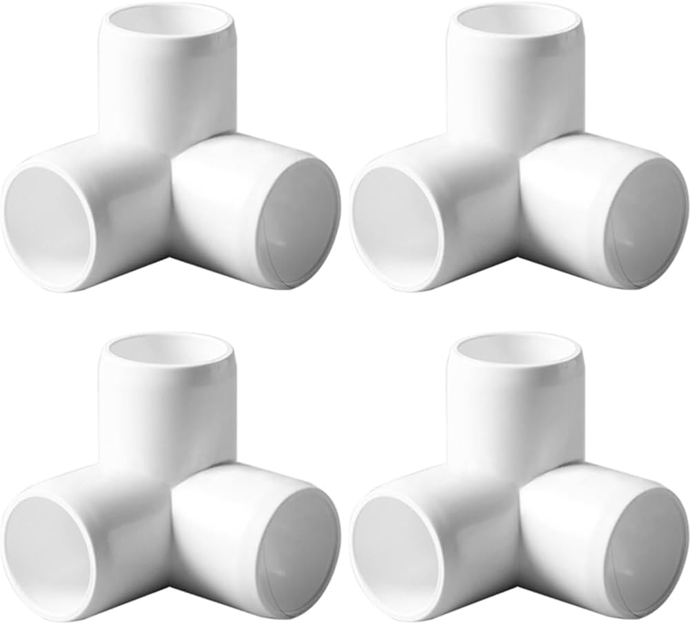 Conector T PVC 2pulg codo 90 grados para muebles