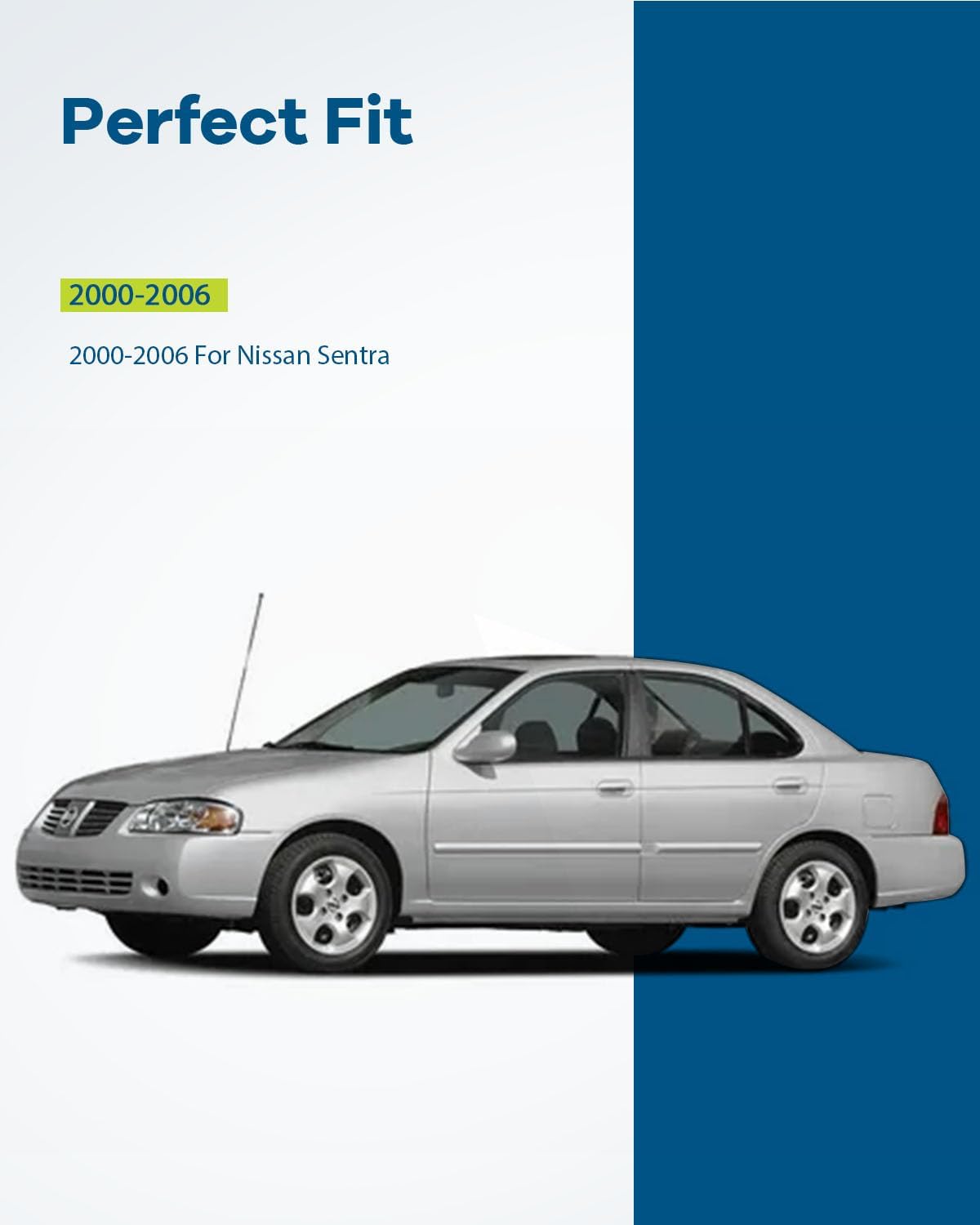 Manija puerta izq repuesto Nissan Sentra 2000-06 negra