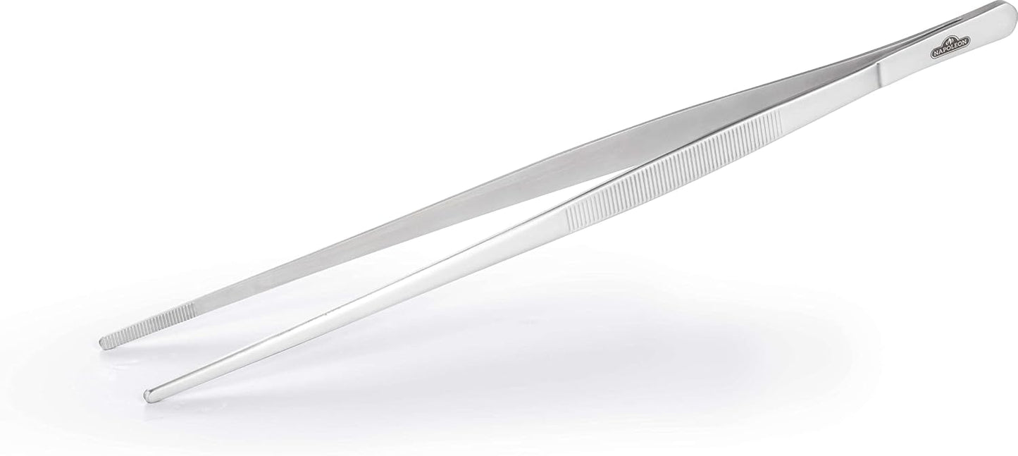 Pinzas asar parrilla acero inox para mariscos y alimentos pequeños